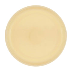 Kuber Industries 6 Pieces Unbreakable Round Plastic Microwave Safe Dinner Plates (Yellow) - CTKTC37541