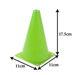 Kuber Industries Sports Agility Training Ground Marker Cone Pack of 6 (Multicolor)