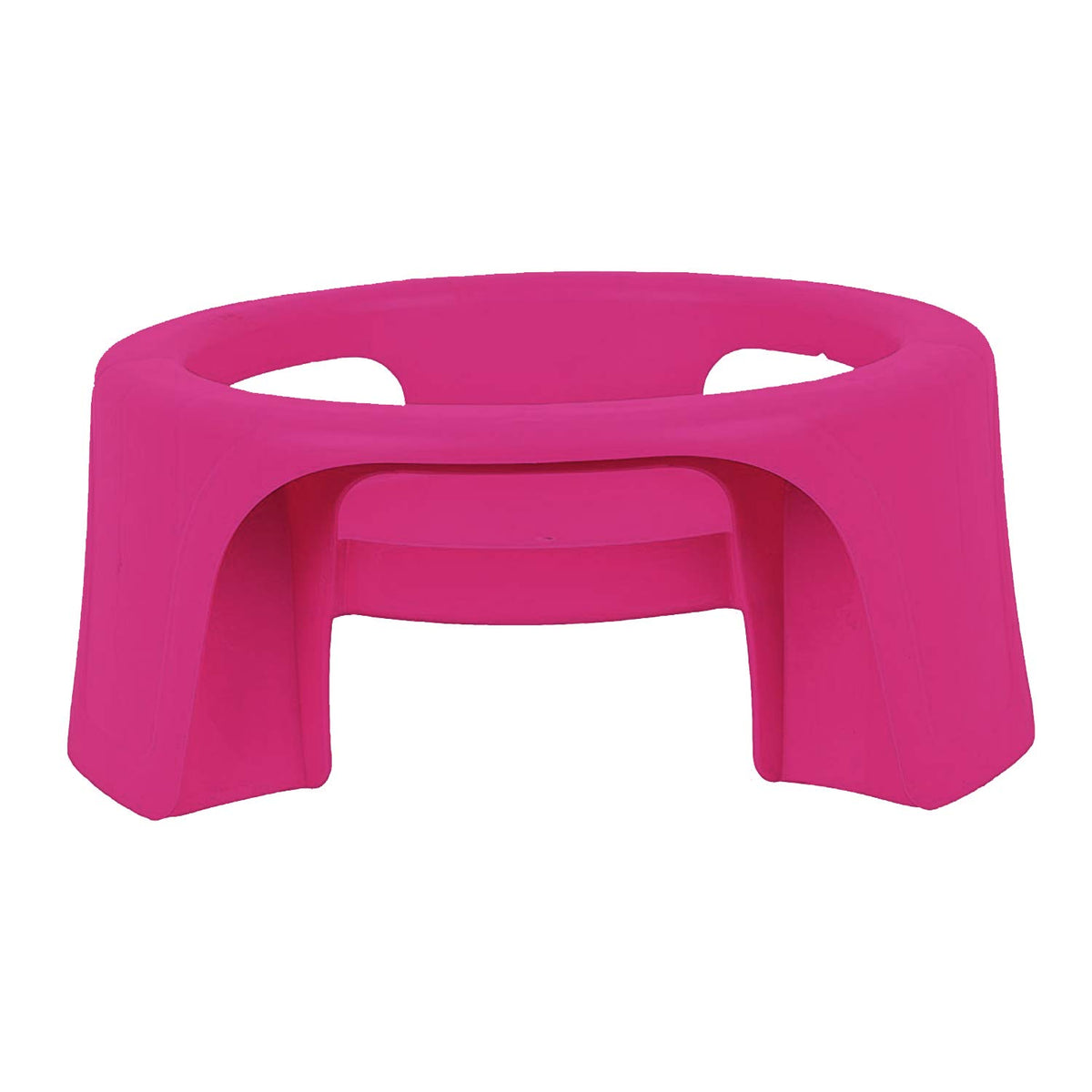 Kuber Industries Plastic Multipurpose Plant Pot Water Pot Gas Cylinder Stand (Pink) -CTKTC21552