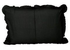Kuber Industries 2 Piece Cotton Pillow Cover Set-18 x27 (Black) Luxury Pillow Covers-KUBMART03196_KUBMART03196