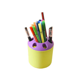 Kuber Industries 2 Piece Plastic Toothpaste Stationary Pen Pencil Holder (CTKTC5354), Multicolour, Standard