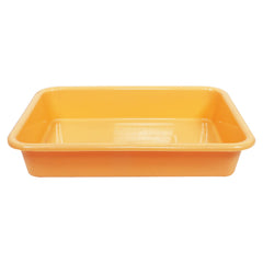 Kuber Industries Storage Tray|Versatile Plastic Storage Organizer|Rectangular Tray for Kitchen Storage|Storage Tray for office|Exel Tray 555|Pack of 3 (Multicolor)