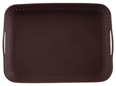 Heart Home Q-3 Designer Plastic Storage Basket For Store Fruits, Vegetables, Magazines, Cosmetics, Stationary Pack of 2 (Green)-50HH01476