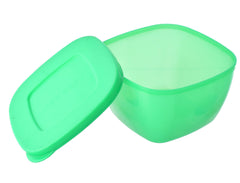 Kuber Industries Microwave Safe Food Storage Plastic Container Set for Kitchen, Fridge, Spices, Dry Fruits with Lid, Set of 5 (Green)-HS42KUBMART25261