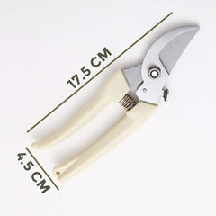 Kuber Industries All Purpose Plant Cutter|Pruner,Branch Trimmer,Shrub Cutter| Polished Iron Blade Garden Tools|Suitable for Small & Big Gardens|ZXQ-SC1006|Cream