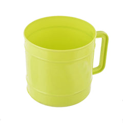 Heart Home Plastic Bathroom Mug, 1 Ltr., Pack of 6 (Green & Cream & Blue)