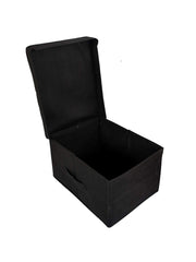 Kuber Industries Disney Star Wars Print Non Woven 2 Pieces Fabric Foldable Cloth Storage Wardrobe Organiser Box with Lid, Extra Large (Maroon)-KUBMART16319