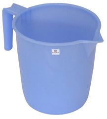 Heart Home 2 Pieces Plastic Bathroom Stool & Mug Set (Blue)