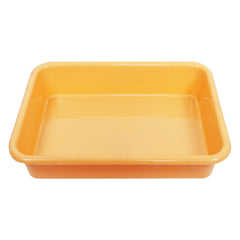 Kuber Industries Storage Tray|Versatile Plastic Storage Organizer|Rectangular Tray for Kitchen Storage|Storage Tray for office|Exel Tray 555|Pack of 3 (Multicolor)