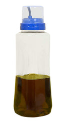 Kuber Industries 600 ML Transparent Olive Oil Dispenser, Oil Container with Stainless Steel Spout (Purple), Pack of 1