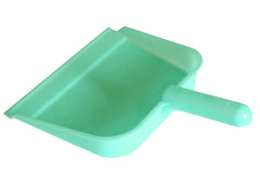 Heart Home Plastic Lightweight 10" Dustpan With Comfort Grip Handle for Easy Sweep Broom, Pack of 3 (Blue & Green & Light Pink)