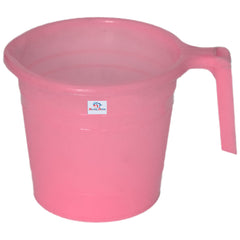 Heart Home Plastic Bathroom Mug, 2 Litre- Pack of 2 (Pink)-50HH0867