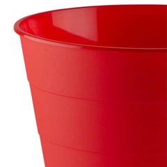 Kuber Industries Dustbin|Plastic Dustbin|Dustbins for Kitchen|Dustbin For Bedroom,Hall|Dustbin For office|8 Litre Dustbin|Pack of 2 (Red)