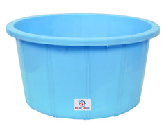 Heart Home Plastic Unbreakable Multipurpose Bath Tub/Washing Tub for Bathing 40 LTR.(Blue) 54HH3902.