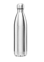 Kuber Industries Cola Stainless Steel 2 Pieces Fridge Water Bottle,1000 ml (Silver) - CTKTC031446