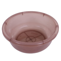 Kuber Industries Durable Deep Bath Tub|Versatile Short Livestock Feeding Pan| Plastic Utility Gaint Basin for Baby Bathing,Washing Clothes,26 Litre,Pack of 2 (Brown & Sky Blue)