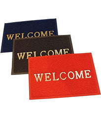 Kuber Industries 3 Piece PVC Door Mat Set - 24" x 14", Green