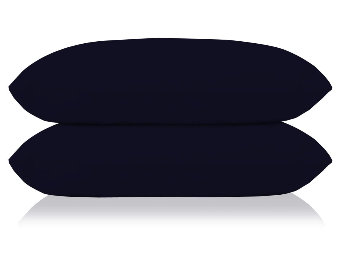 Kuber Industries Comfort Microfiber Filled Pillow for Bed Room, 16"x24" (Blue)-Pack of 2,Black,F_26_KUBMART016824