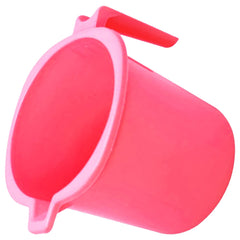 Kuber Industries Square Large Plastic Bathroom Mug, 2 Litre- Pack of 2 (Pink)-50KM0831