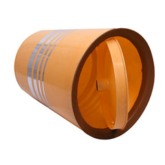 Heart Home Plastic Dustbin, Trashbin, Wastebin For Kitchen, Bathroom, Office Use With Swing Lid, 7 Liter (Yellow)-47HH0798