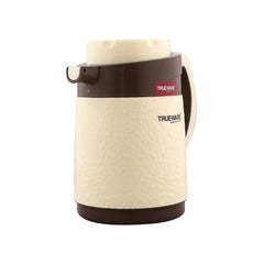 Kuber Industries Sofiya Ruff Tuff Plastic Flask Jug, 800ml, Brown