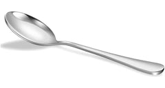 Kuber Industries 6 Piece Stainless Steel Mercury Dessert Spoon Table Spoon Set (Silver)-KUBMART15670
