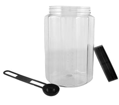 Heart Home Food Grade Odourless BPA Free Plastic Kitchen Container Set with Airtight Lid,500ml, Set of 3 (Grey)-HS42KUBMART25066