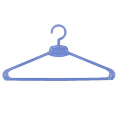 Kuber Industries Designer Hanger Plastic 12 Pieces Hanger Set for Wardrobe (Purple), CTKTC6699