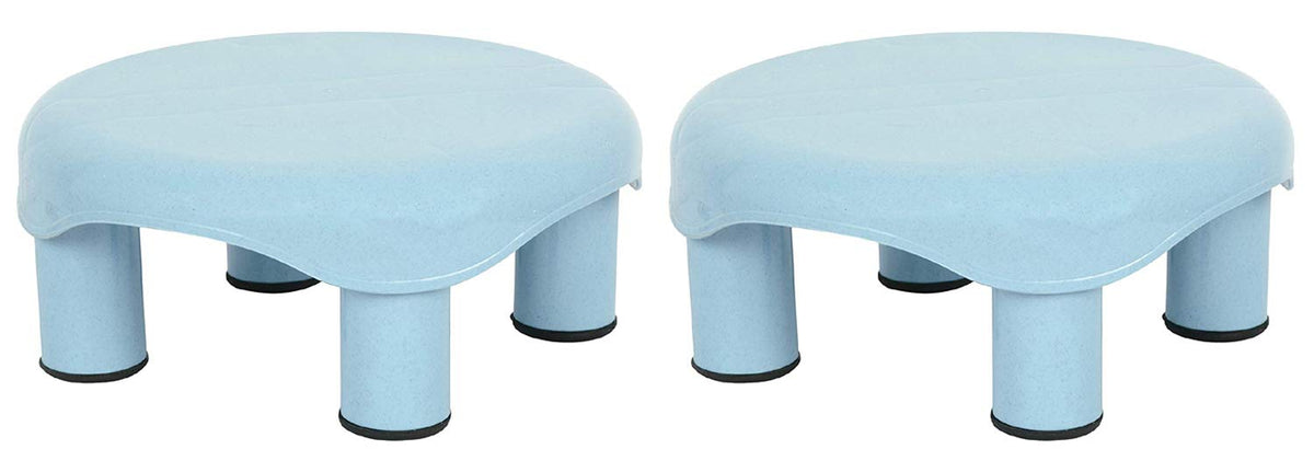 Kuber Industries 2 Piece Plastic Bathroom Stool Set (CTKTC61)