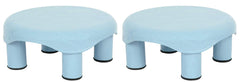 Kuber Industries 2 Piece Plastic Bathroom Stool Set (CTKTC61)
