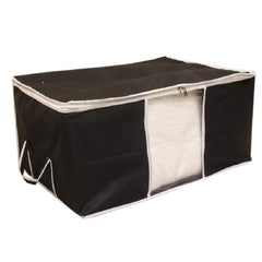 Heart Home Non Woven Underbed Storage Bag, Extra Large, Black CTHH011871