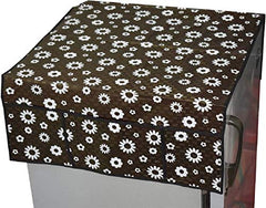 Kuber Industries Cloth 3 Pieces Fridge Mat, 1 Piece Handle Cover and 1 Pieces Fridge Top Cover (Multi)-CTKTC2792