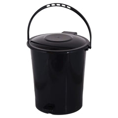 Kuber Industries Pedal Dustbin|Plastic Pedal Dustbin|Kitchen Waste Paper Bin|Dustbin For Bedroom|10 Liter Dustbin|Pack of 2 (Multicolor)