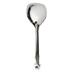 Heart Home Stainless Steel Wok Spatula|Slotted Turner for Cooking & Food Serving, Set of 2 (Silver)