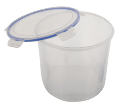 Heart Home Microwave/Refrigerator Safe Plastic Transparent Food Storage Containers, Set of 3 (Pink) 11000,8000 and 5000 ML-HS43HEARTH25580