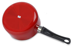 Heart Home Anodised Non Stick Tadka Pan, Spice Heating Pan, Mini Fry Pan with Handle (Multicolor)-HS40HEARTH23956