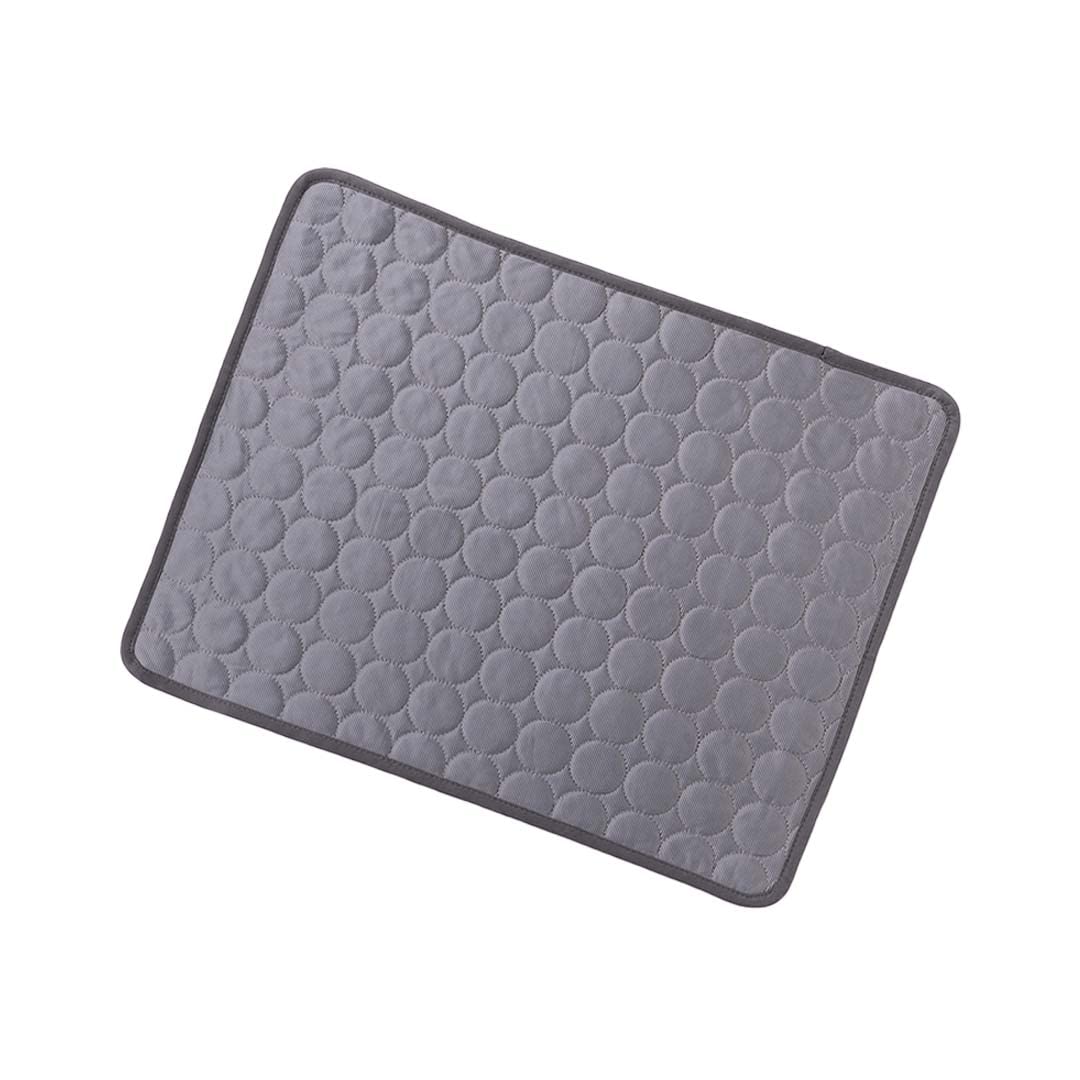 Kuber Industries Rectangular Dog & Cat Bed|Multi-Utility Self-Cooling Pad For Dog & Cat|Light-weight & Durable Dog Bed|ZQCJ001DG-S|Dark Grey