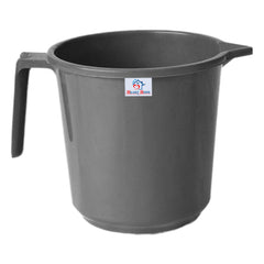 Heart Home Plastic Lightweight, Unbreakable Bathroom Mug 1.5 Litre- Pack of 4 (Grey) 54HH3907.
