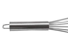 Heart Home Stainless Steel Balloon Shape Wire Whisk/Egg Beater for Blending, Whisking, Beating, Stirring, Cooking, Baking, 20cm (Silver)