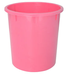 Kuber Industries Plastic Open Dustbin, Trash Bin, Garbage Bin, Waste Bin, 5Ltr.- Pack of 2 (Pink)-47KM01048