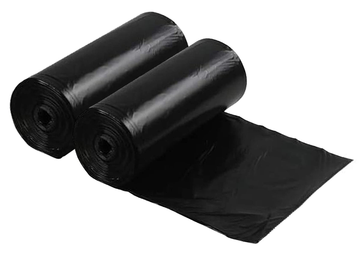 Kuber Industries Garbage Bag|Waste Bag|Garbage Bag Small|Oxo-Biodegradable|60 Bags Roll (Black)