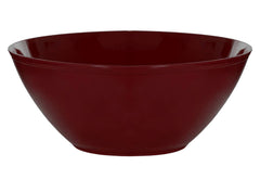 Kuber Industries Ceramic Soup Bowls, Plastic Bowls Set, Chip Resistant, Dishwasher & Microwave Safe for ,Rice,Soup,Pasta,Salad Bowls, 1000 Ml (Set of 9) Brown-KUBMART15656