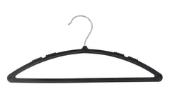 Heart Home 12 Pieces Plastic Baby Hanger (Black) (HS43HEARTH025720)