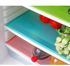 Kuber Industries Cloth 3 Pieces Fridge Mat, 1 Piece Handle Cover and 1 Pieces Fridge Top Cover (Multi)-CTKTC2764