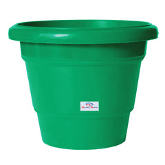 Heart Home Solid 2 Layered Plastic Flower Pot|Gamla|Flower Pots for Garden Nursery,Home Décor,6"x5",Pack of 4 (Multicolor)