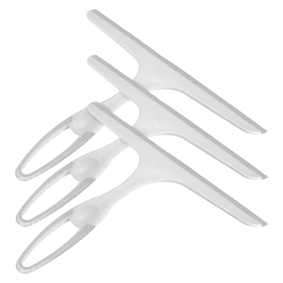 Kuber Industries Kitchen Wiper|Plastic Kitchen Table Platform Wiper Ideal for Windows, Glass & Car Windshield,Pack of 3 (Gray)