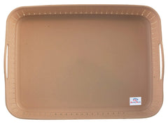 Heart Home Q-3 Multiuses Designer Unbreakable Plastic Storage Basket/Organizer/Bin For Home, Kitchen, Bathroom, Office Use Pack of 2 (Coffee & Green)-50HH01499