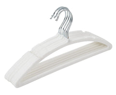 Heart Home 24 Pieces Plastic Baby Hanger (White)-HS43HEARTH25716