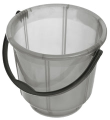 Kuber Industries Multipurposes Tranasparent Plastic Bucket for Bathing Home Cleaning & Storage Purpose, 13Ltr.- Pack of 2(Brown)-47KM01219