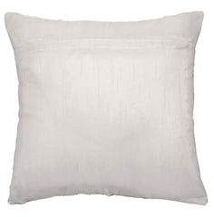 Kuber Industries Flower Print Soft Decorative Square Cushion Cover, Cushion Case For Sofa Couch Bed 16x16 Inch- Pack of 5 (White)